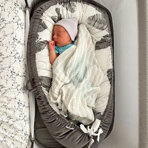 Baby Lounger,Super Soft 100% Breathable Backup Cover, Machine Washable